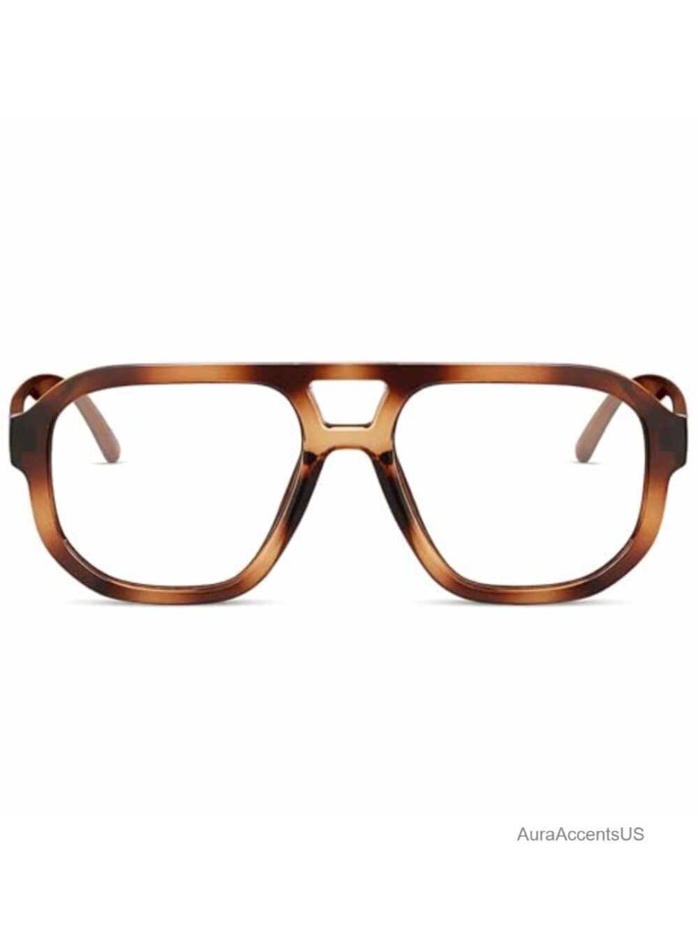 Retro Aviator Blue Light Blocking Glasses Rectangle Computer Eyeglasses